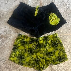 Dr.Seuss “The Grinch” PJS Shorts for Women 2 Pairs